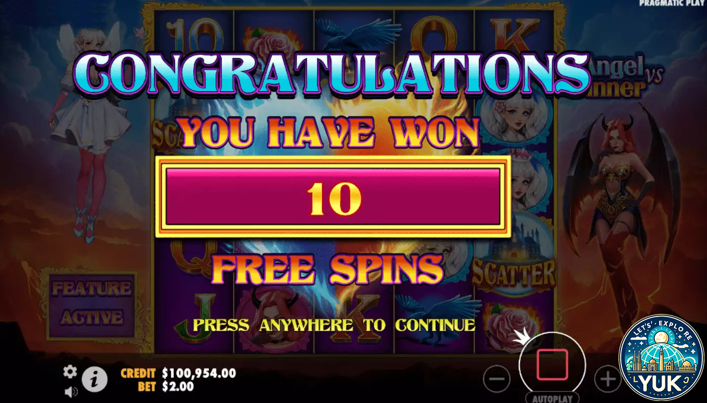 Angel Vs Sinner Slot: Kemenangan Menanti di Pertempuran Surga dan Neraka!