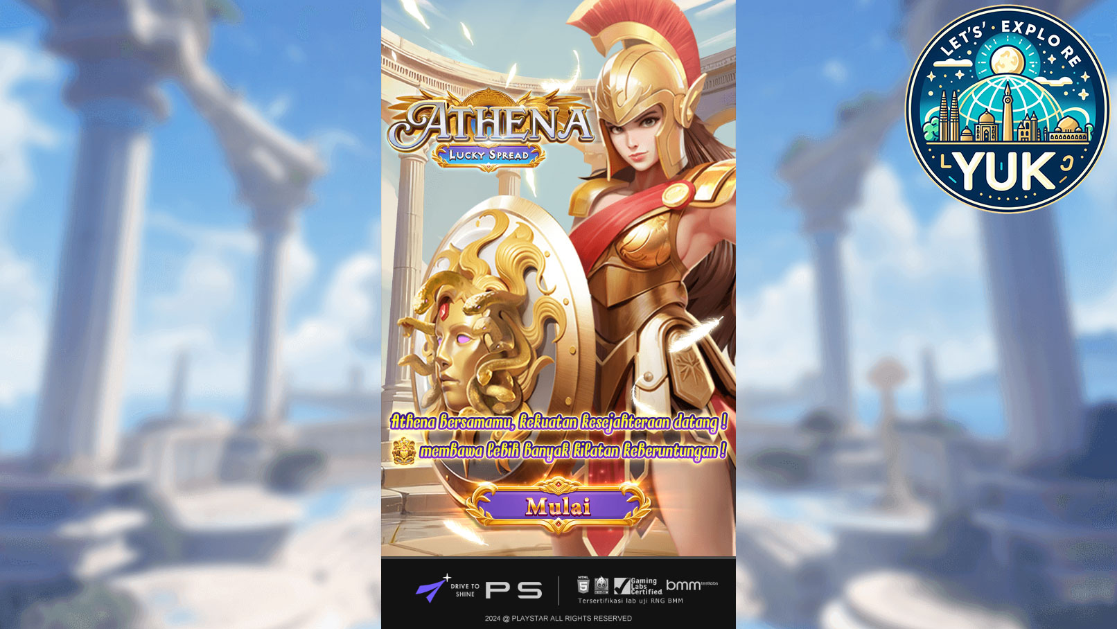 Athena - Lucky Spread: Rasakan Keberuntungan dari Dewi Kebijaksanaan!