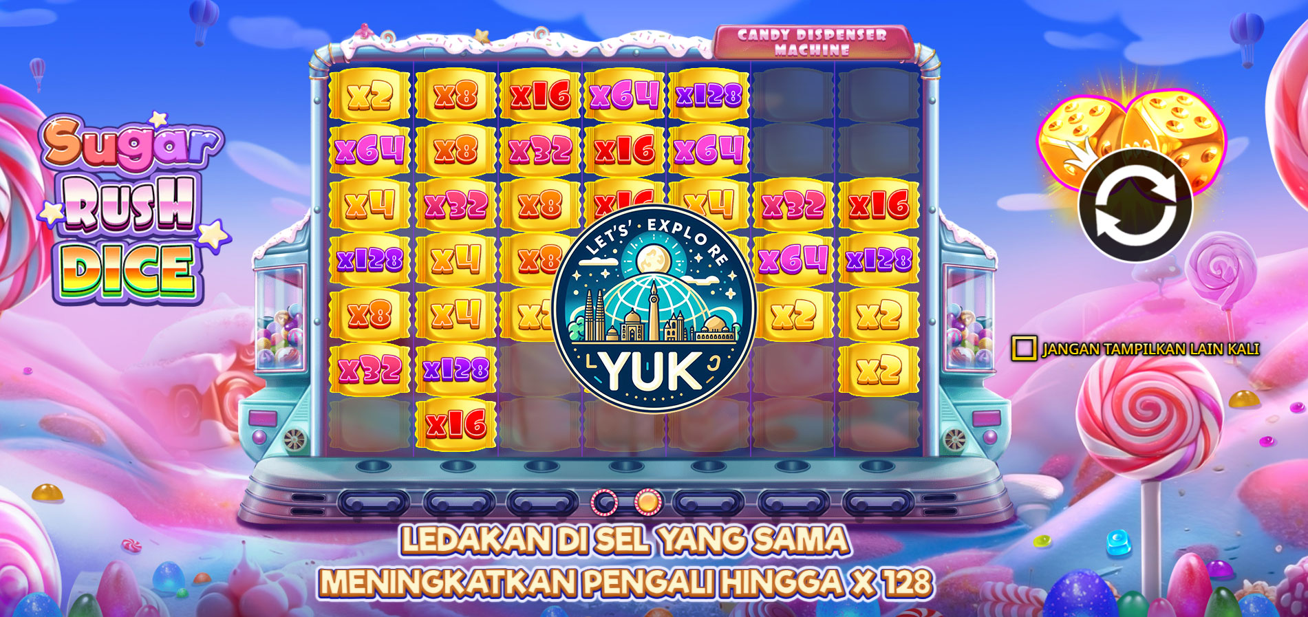 Sugar Rush Dice: Permainan Seru dengan Dadu Penuh Kejutan!