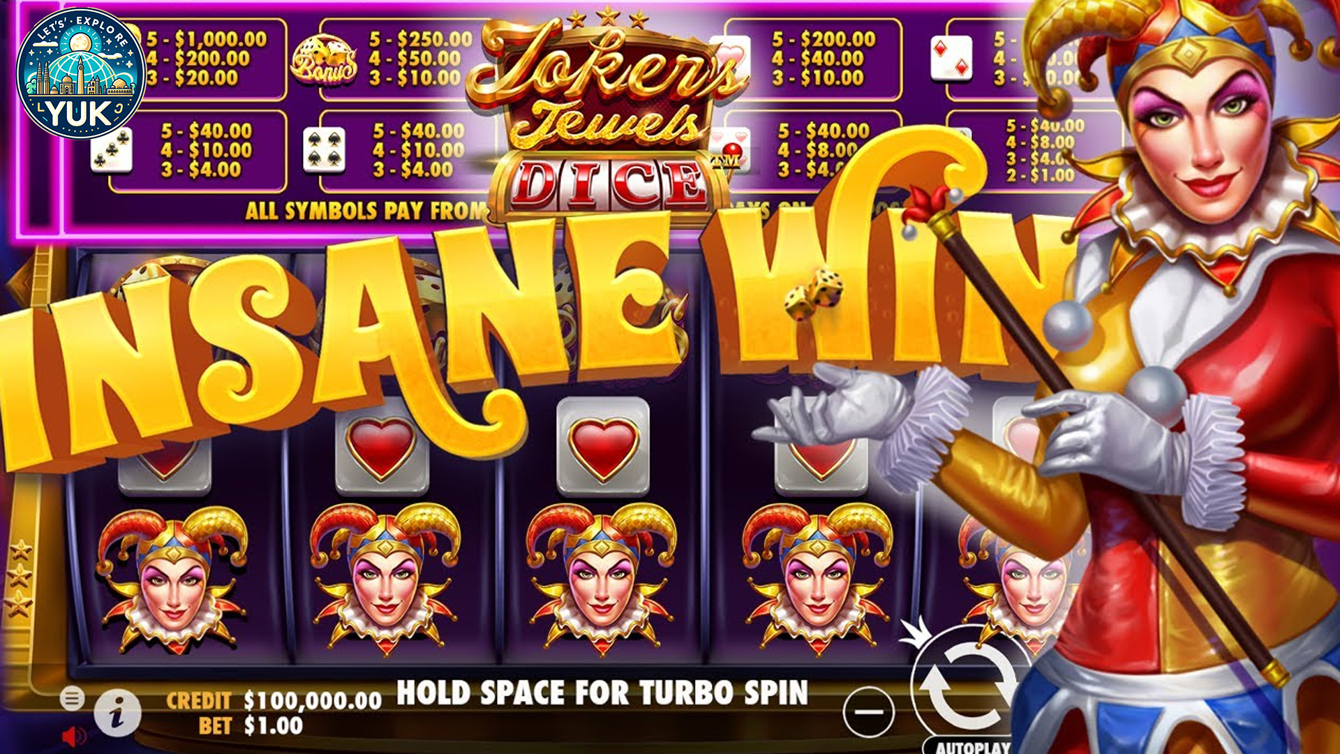 Pengalaman Slot Terbaik: Joker Jewels Dice
