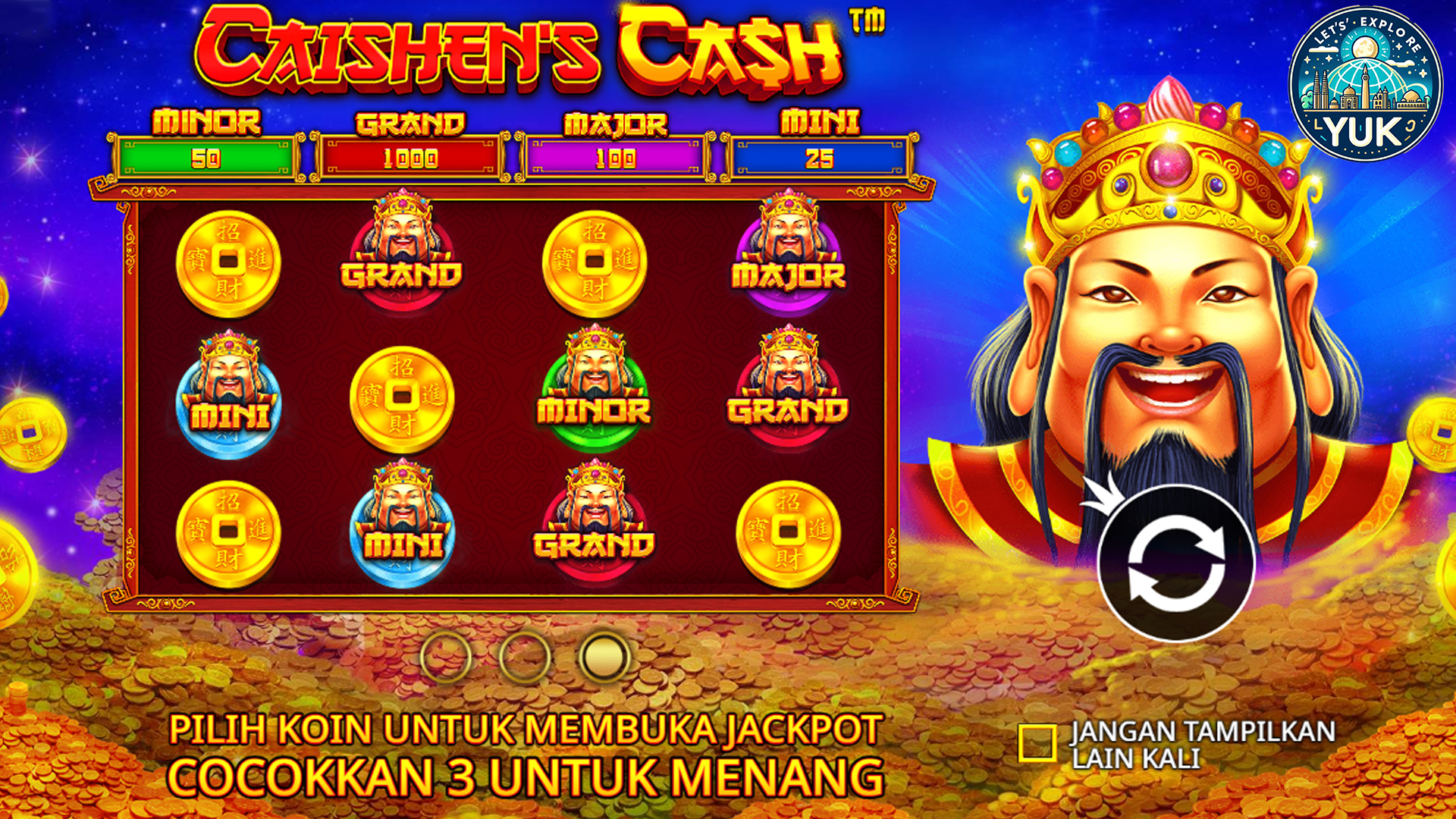 Rasakan Sensasi Kaya Mendadak dengan Slot Caishen Cash