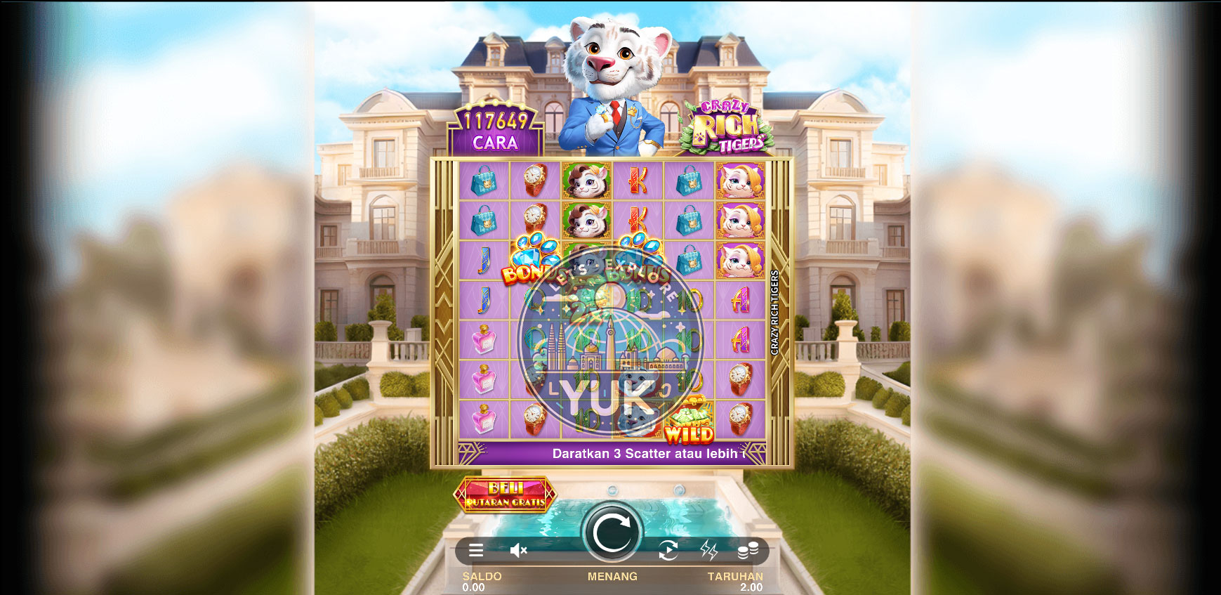 Crazy Rich Tigers: Slot Mewah dengan Hadiah Besar