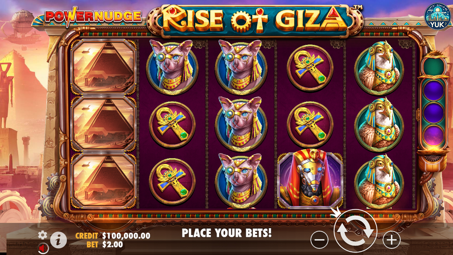 Rasakan Sensasi Menjadi Firaun: Slot Rise of Giza PowerNudge
