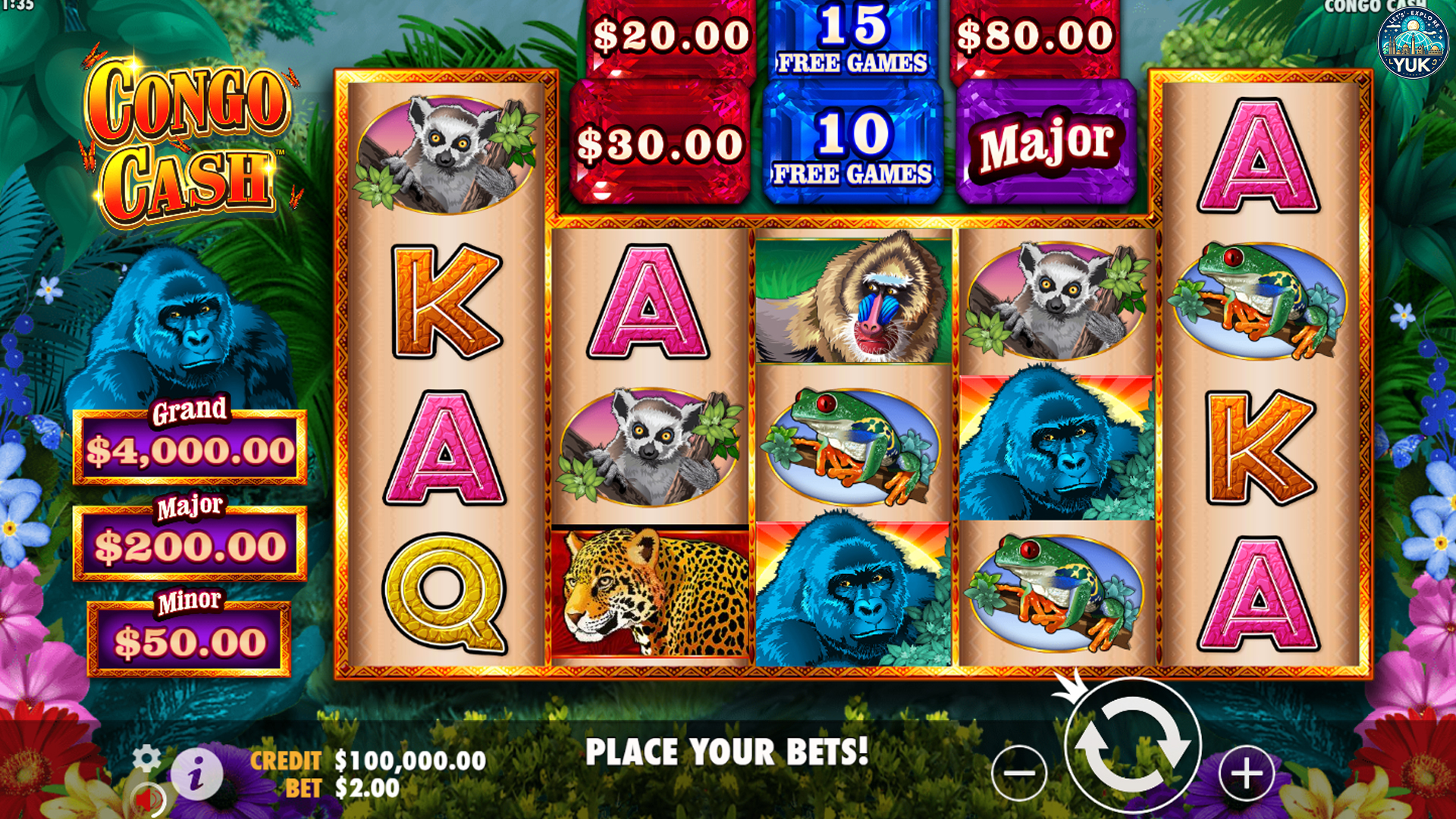 Congo Cash: Sensasi Jackpot Hutan Kongo dengan Amp Login