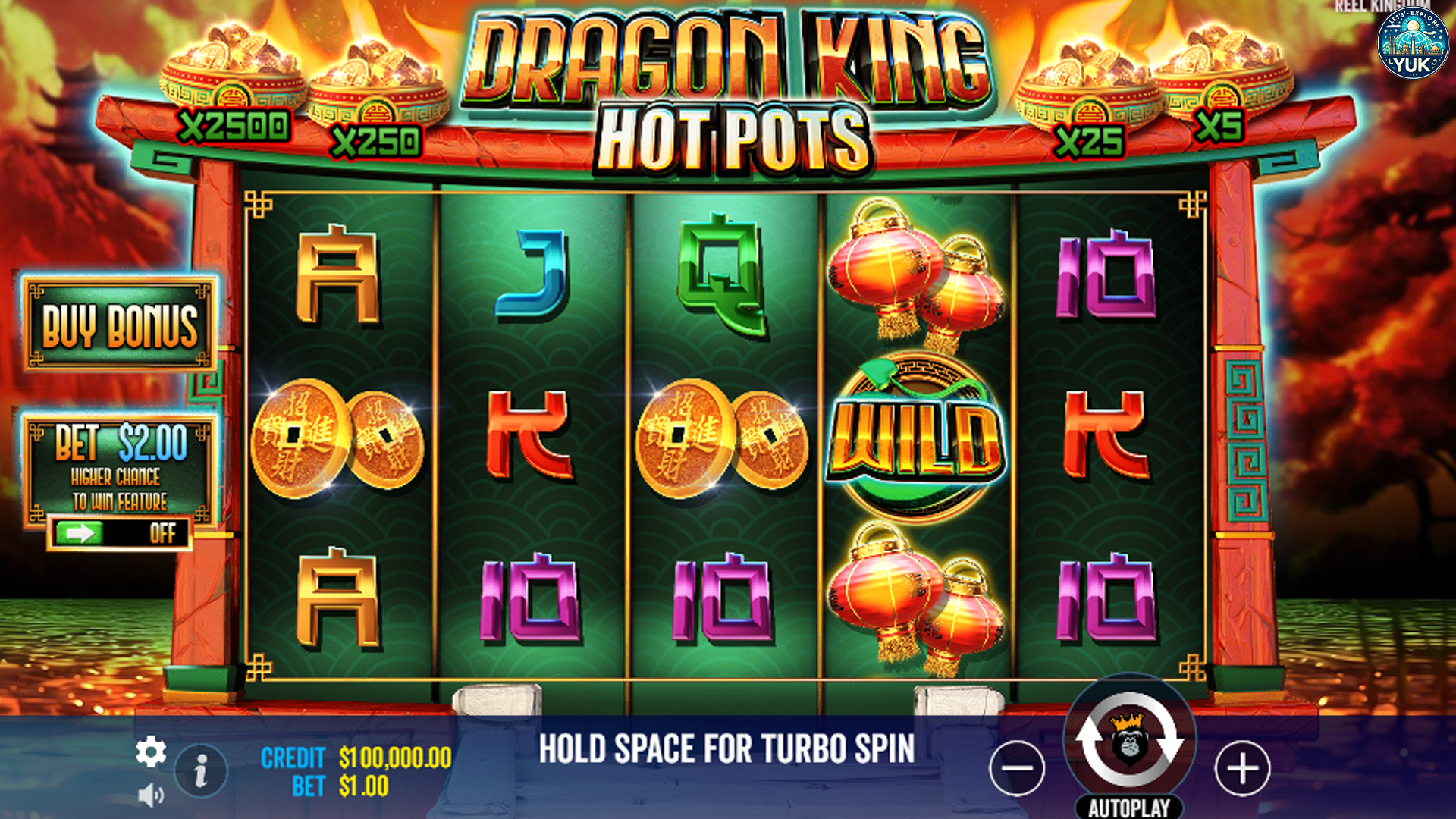 Slot Online Dragon King Hot Pots, Naga Bakar Hadiah Gede
