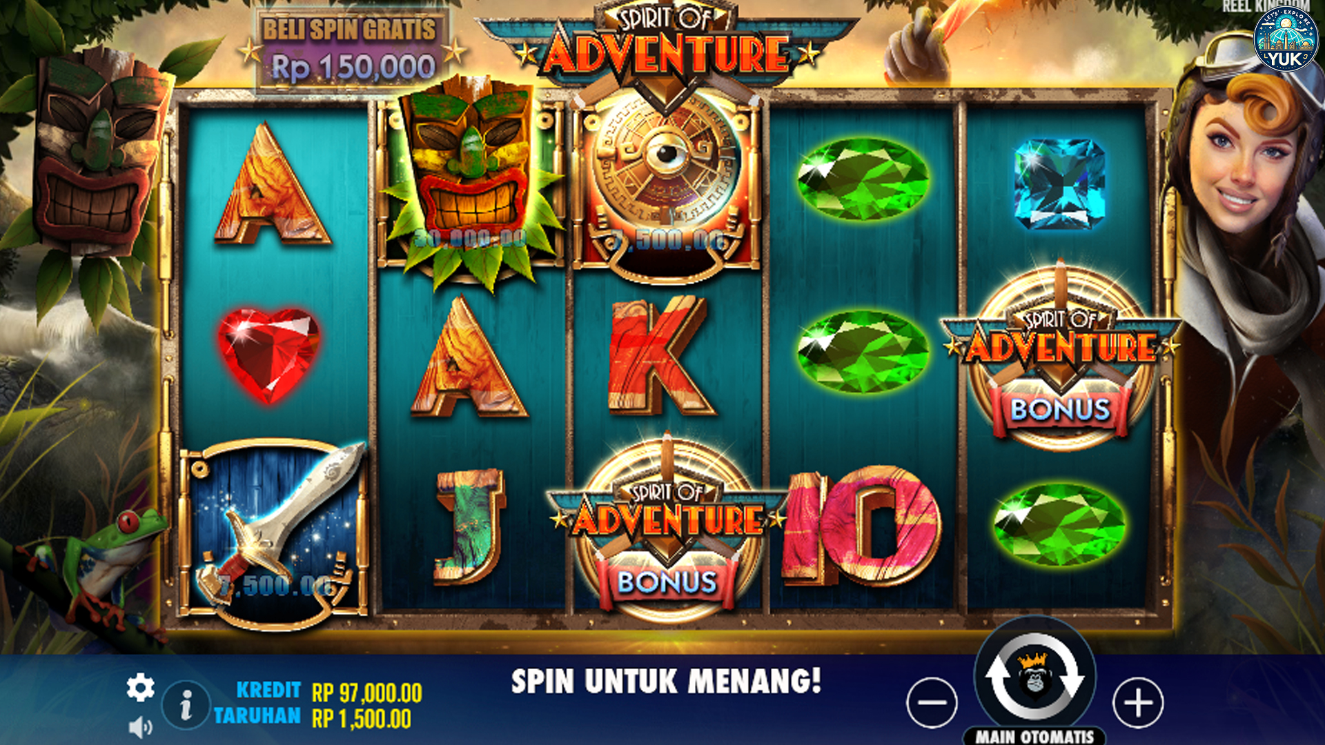 Taklukan Spirit Of Adventure! Slot Rtp Tinggi dengan Maxwin