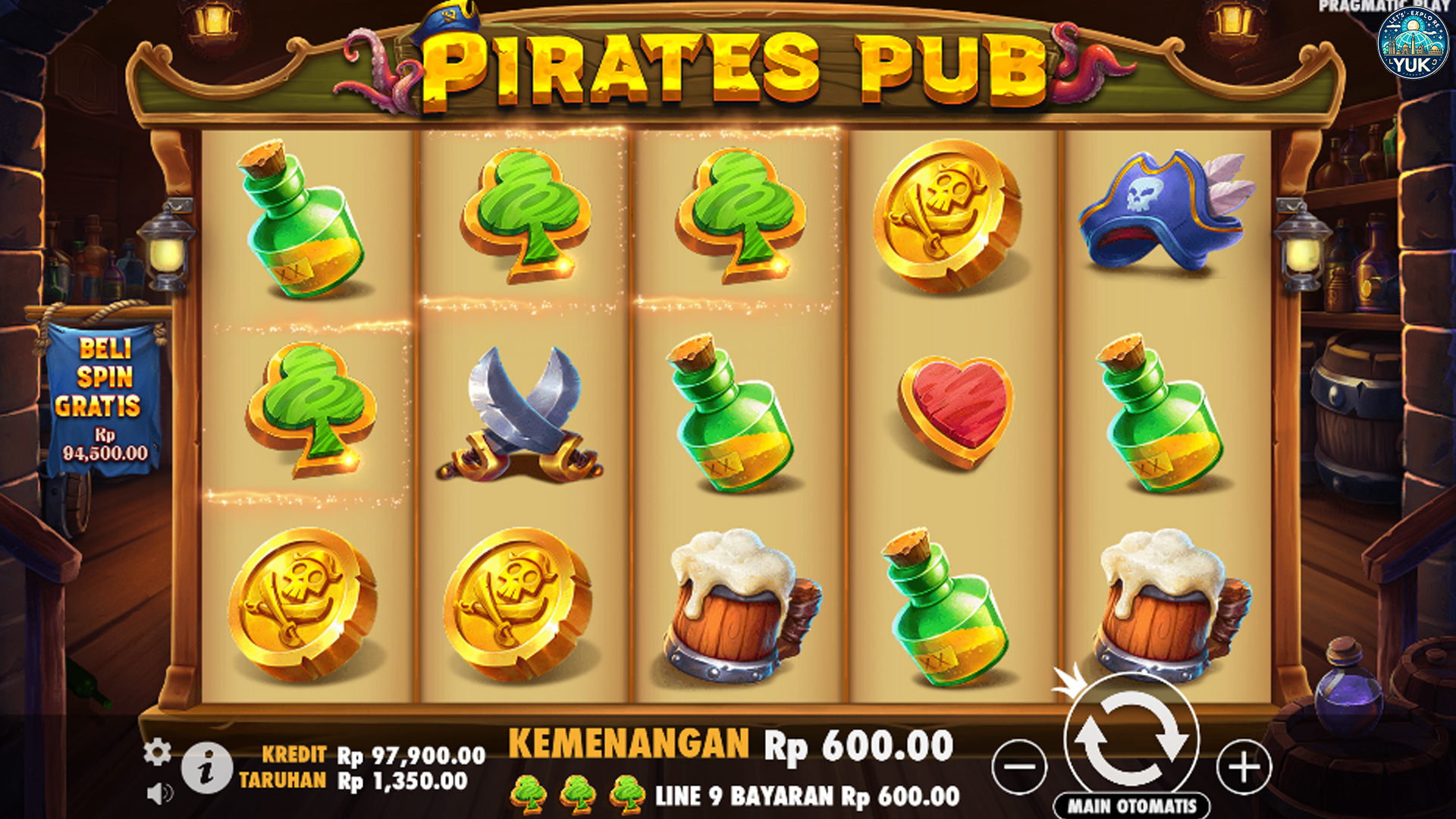 Ruby8000 Login: Bocoran Pola Pirates Pub Anti Rungkad