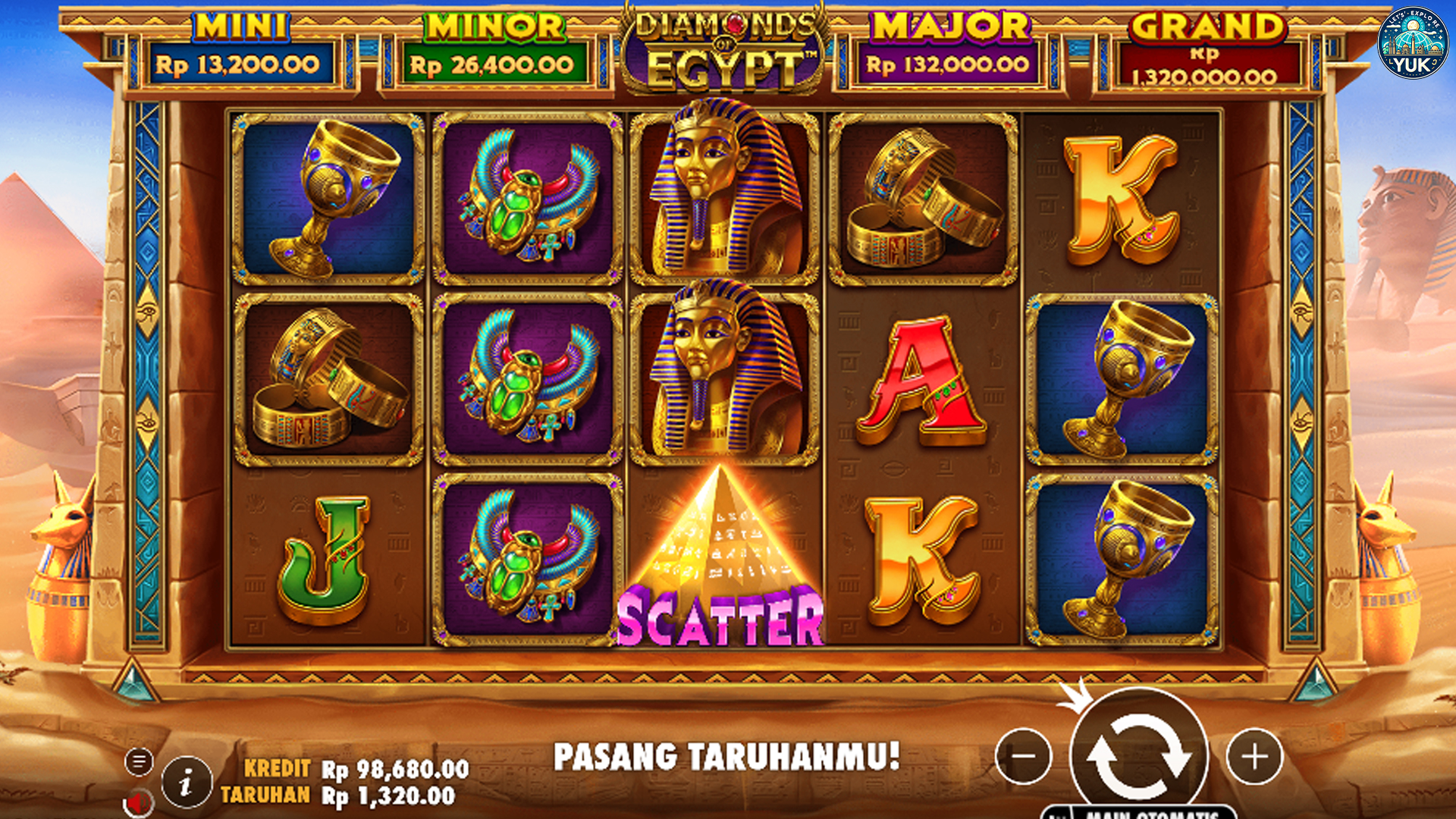 Login Cnnslot Sekarang Rasakan Sensasi Diamonds of Egypt!