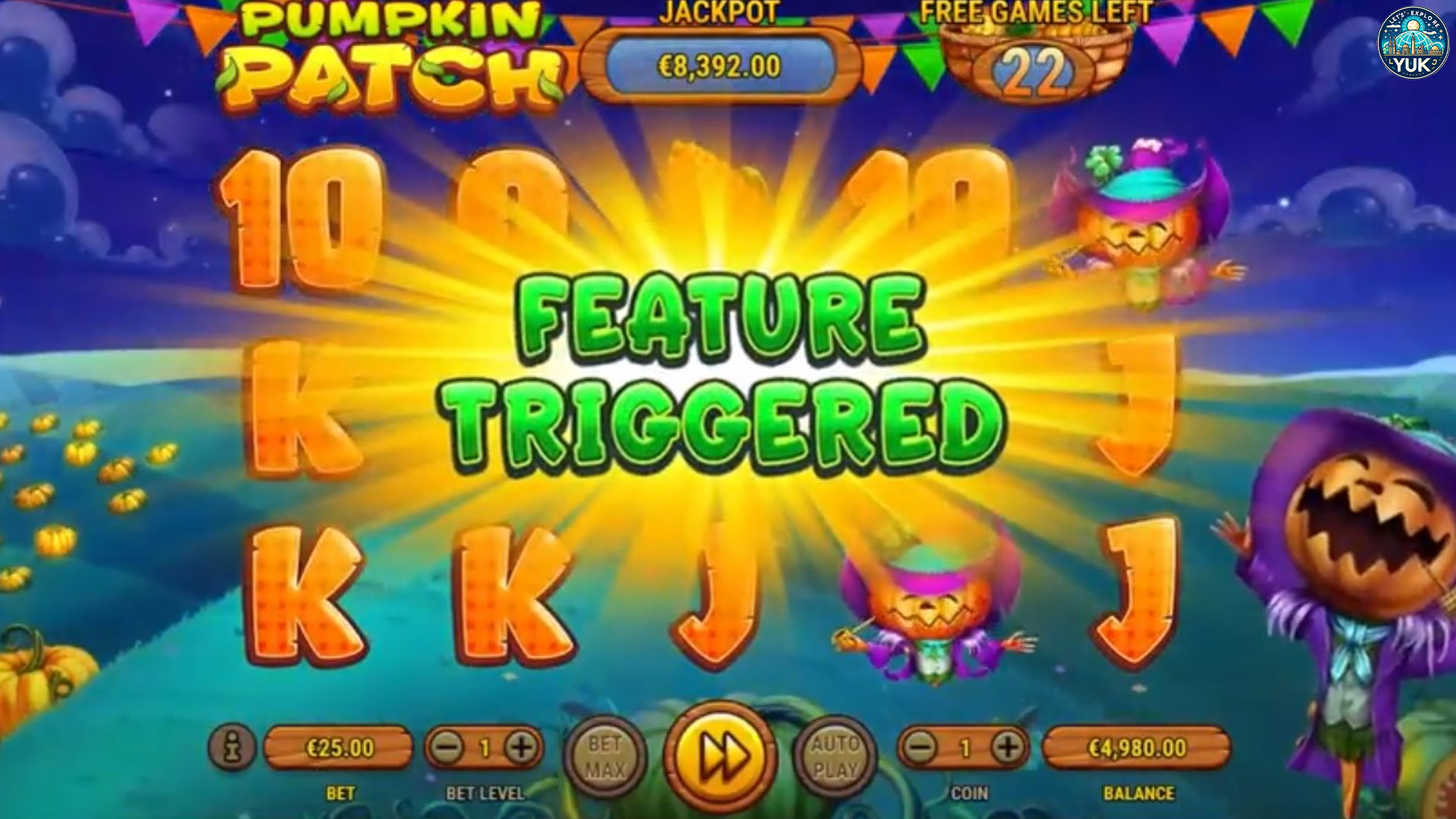 Slot Pumpkin Patch Hadir dengan 5 Tingkatan Keseruan Spesial
