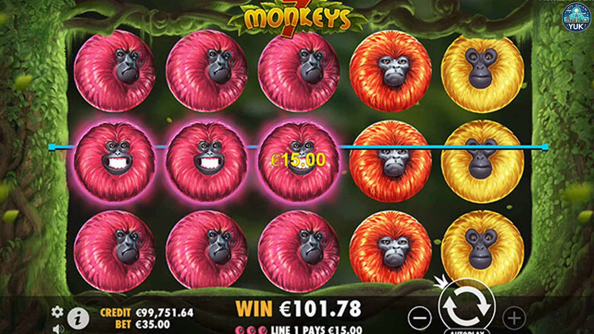 Habitat 7 Monkeys Ekosistem yang Ditampilkan Secara Realistis