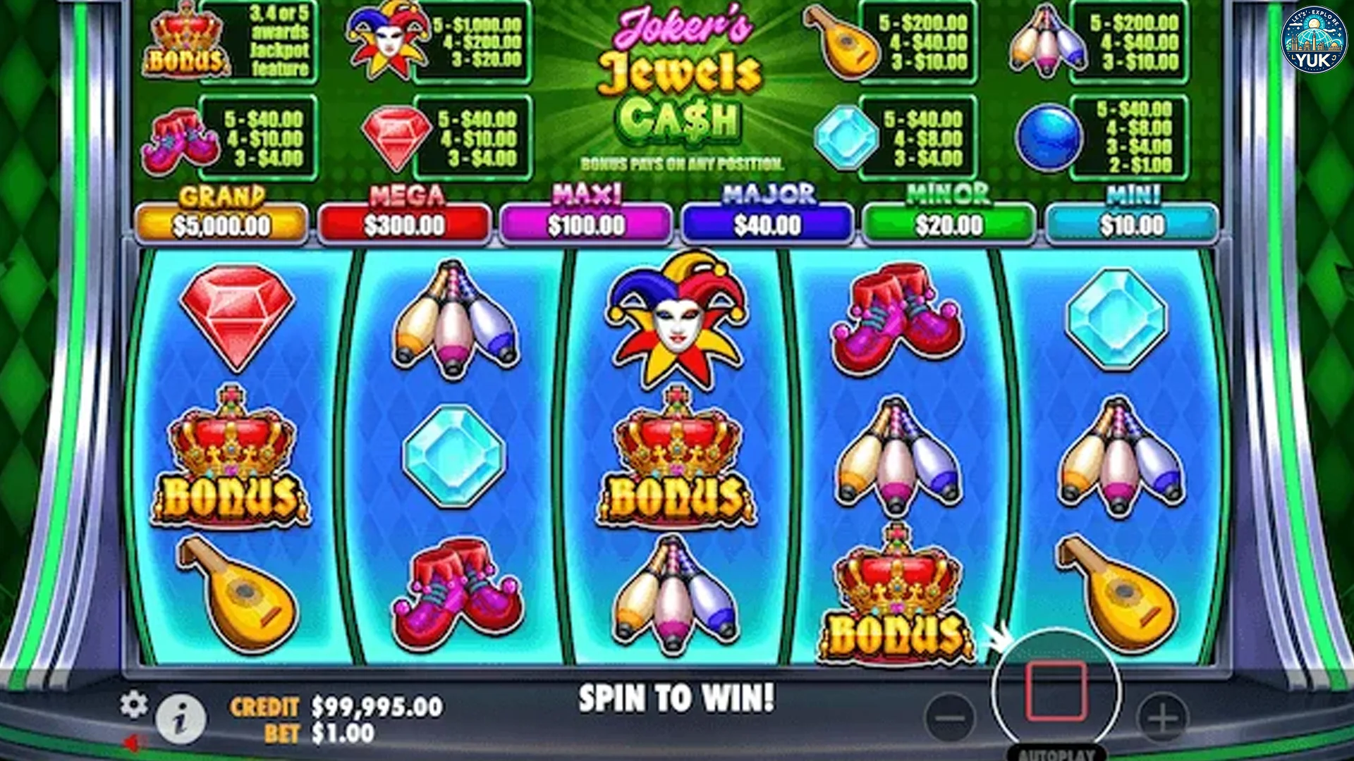 Tutorial Baca Statistik Joker's Jewels Cash Untuk Pemula