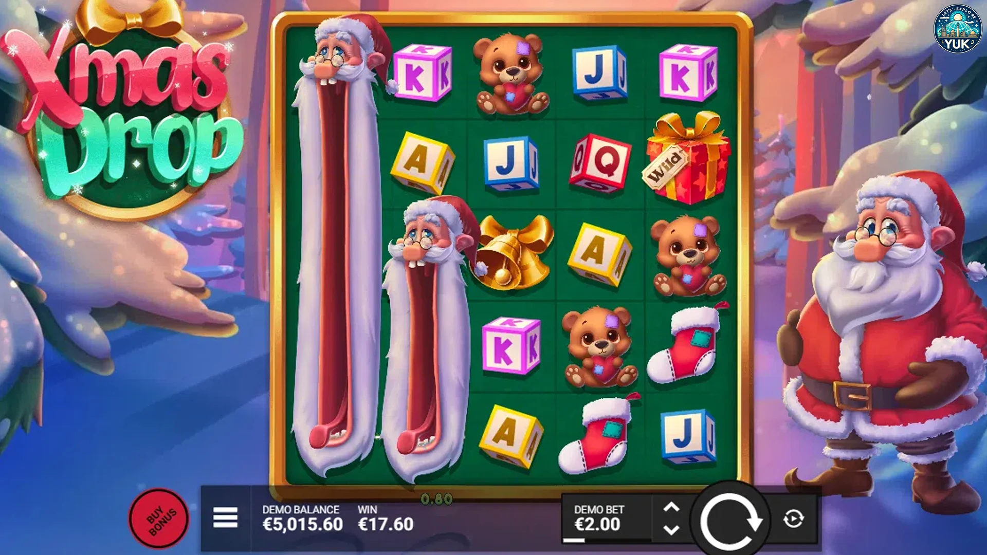 Xmas Drop Dengan Santa Jatuhan Natal yang Unik