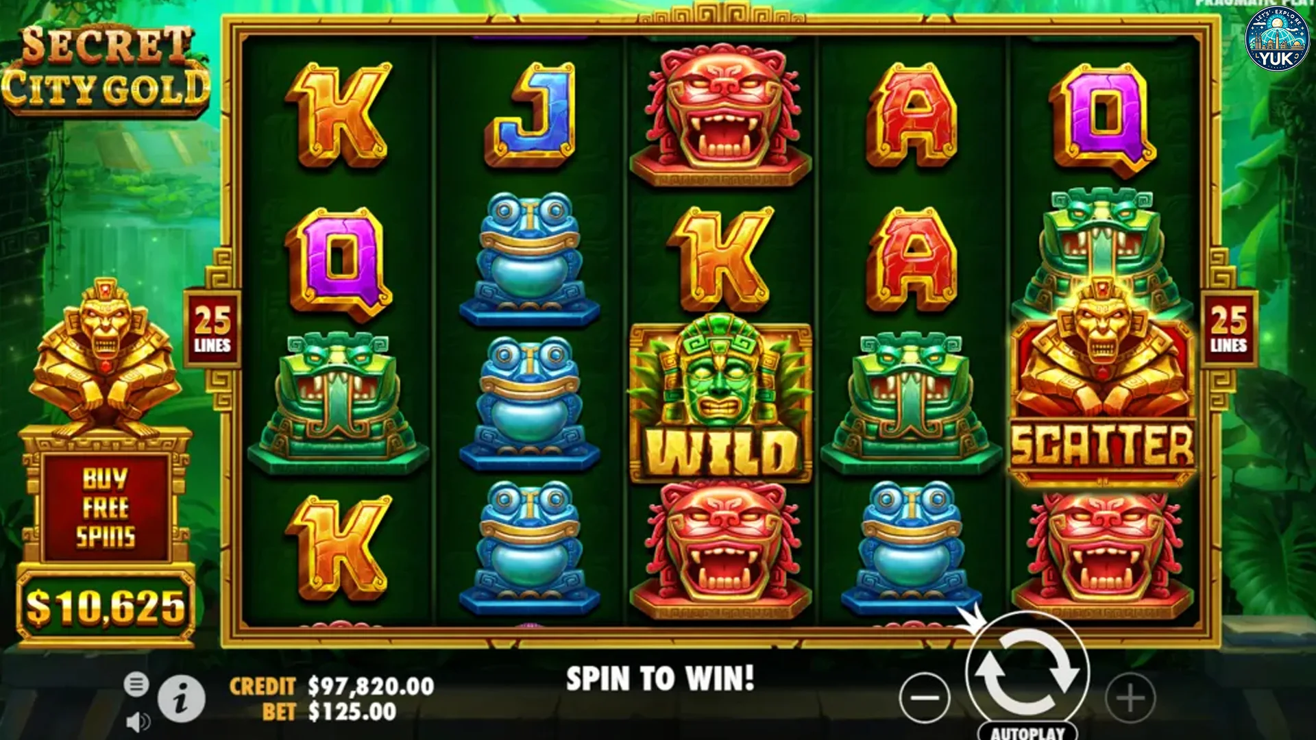 Unlocked Historia Secret City Gold dari Fitur Bonus Utama